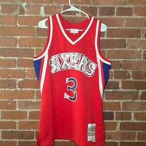 Allen Iverson Mitchell & Ness diamond Hardwood Classic Jersey